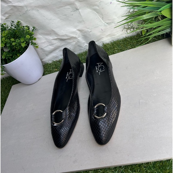 AGL | Black Women's Loafers size 37 US 7 new - Picture 6 of 12